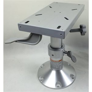 12" - 16" adjustable pedestal with locking slider